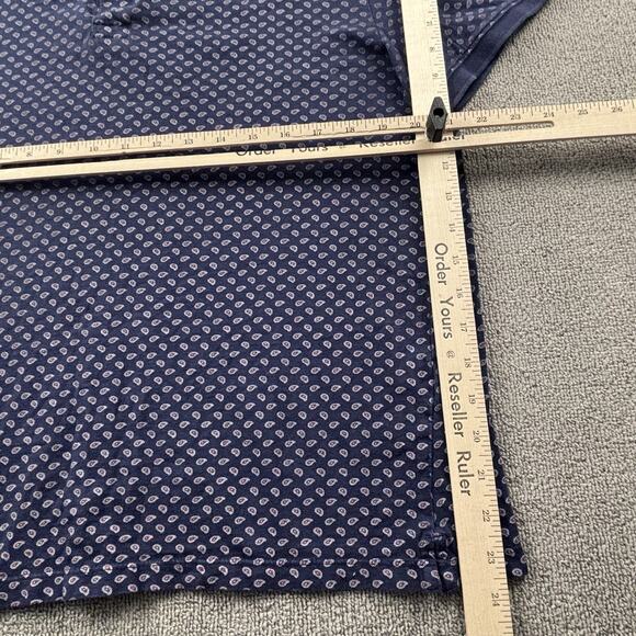 Cotton And Co Polo Shirt Adult Large Blue Short Sleeve Casual Preppy Men's - Picture 12 of 14